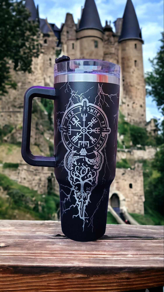 40oz Tumbler -Viking Wrap