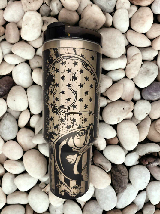 40oz Tumbler - Reel Cool Dad