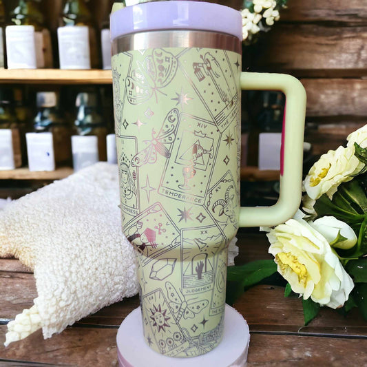 40oz Tumbler - Tarot Card Wrap