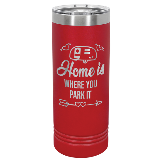 22oz Skinny Tumbler - Slider Lid