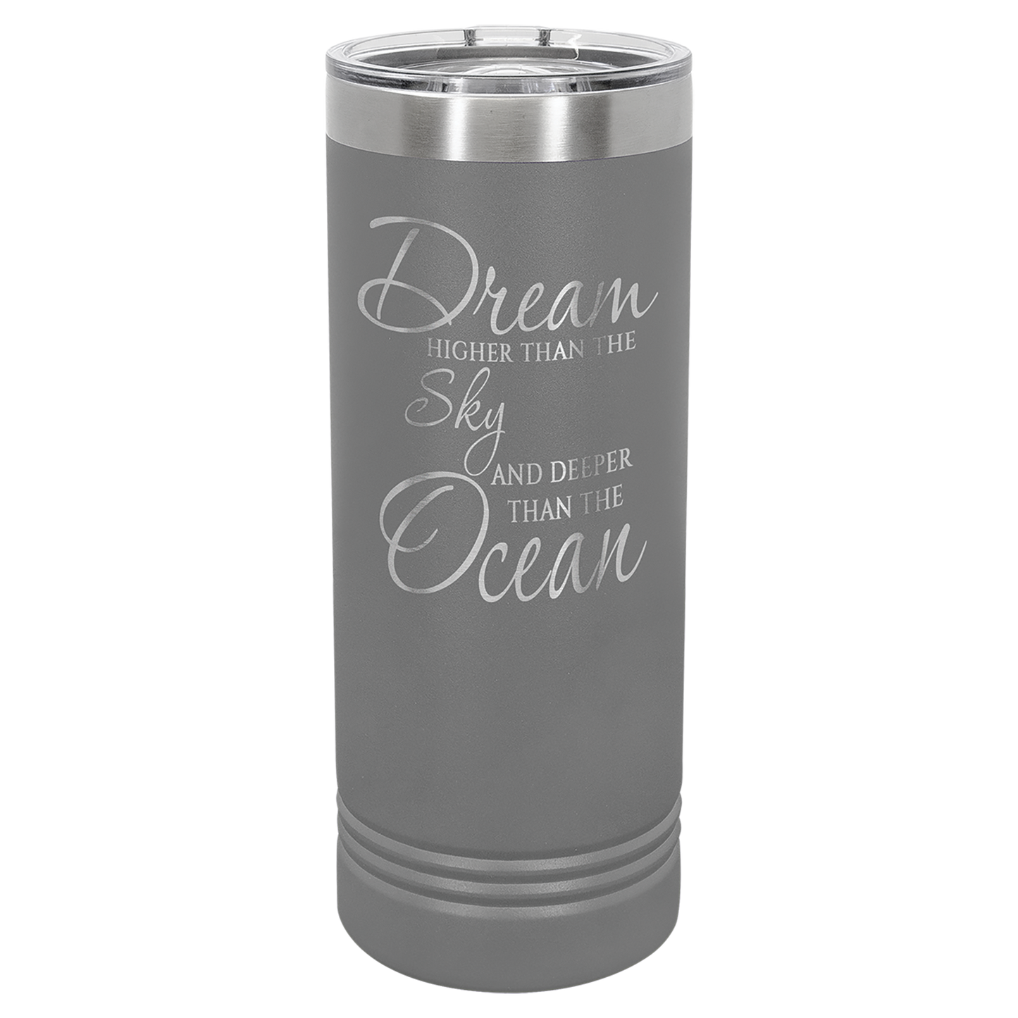 22oz Skinny Tumbler - Slider Lid