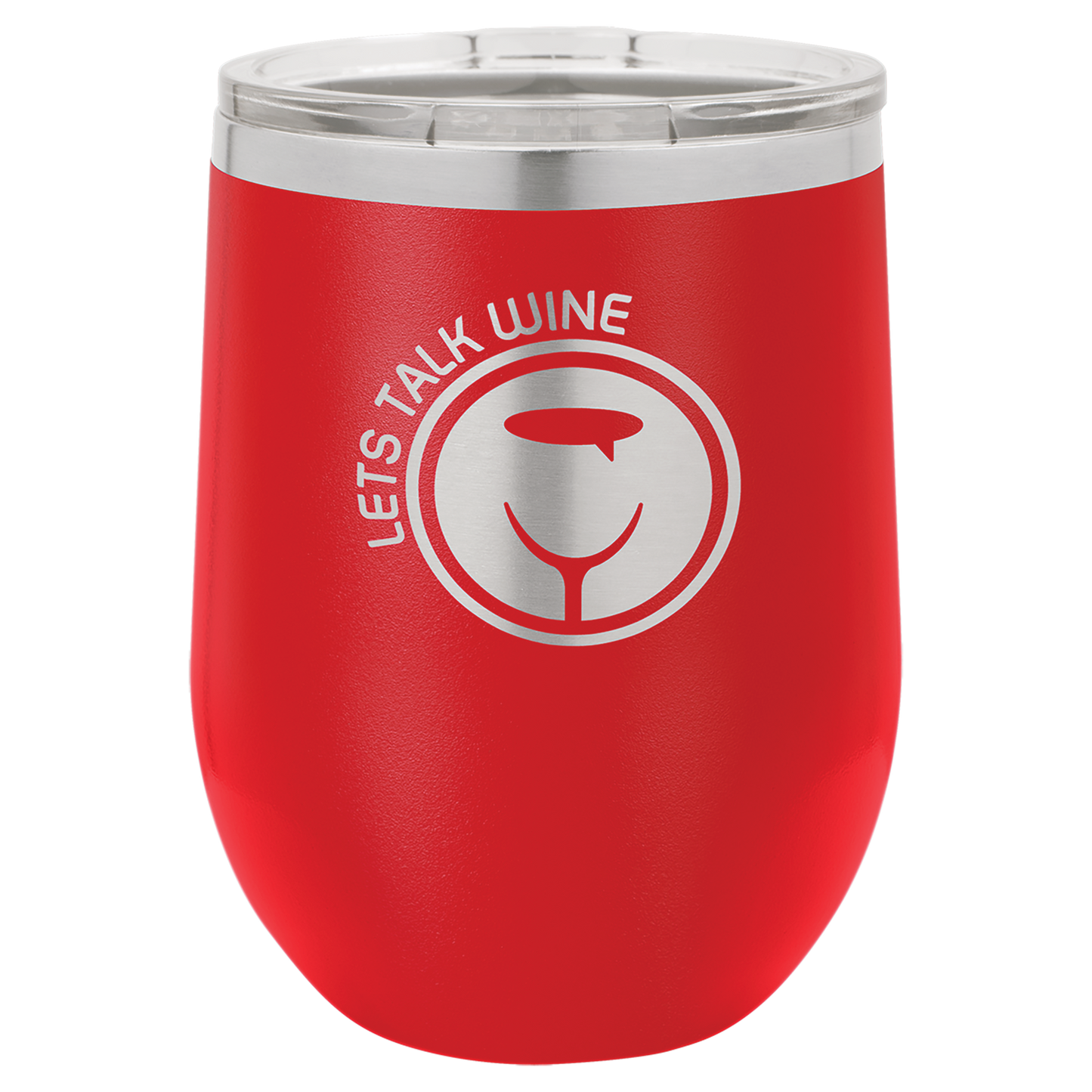 12 oz. Vacuum Insulated Stemless Wine Tumbler with Lid