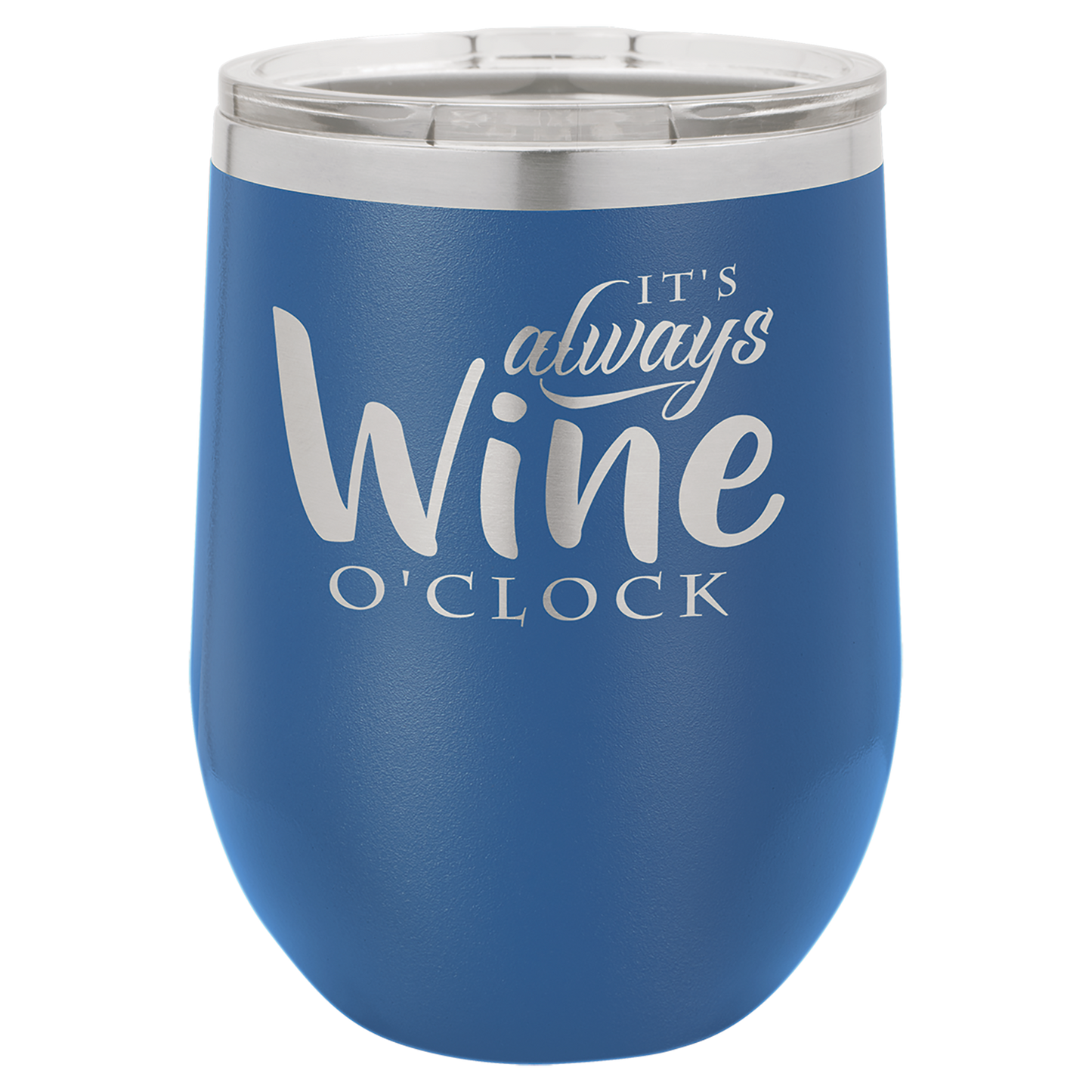 12 oz. Vacuum Insulated Stemless Wine Tumbler with Lid