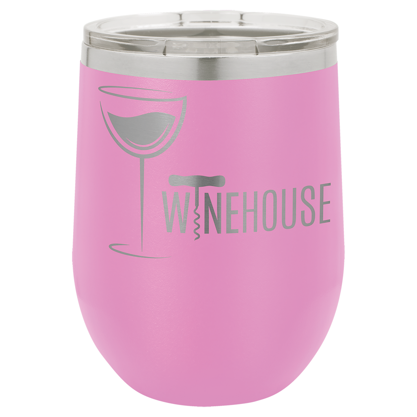 12 oz. Vacuum Insulated Stemless Wine Tumbler with Lid