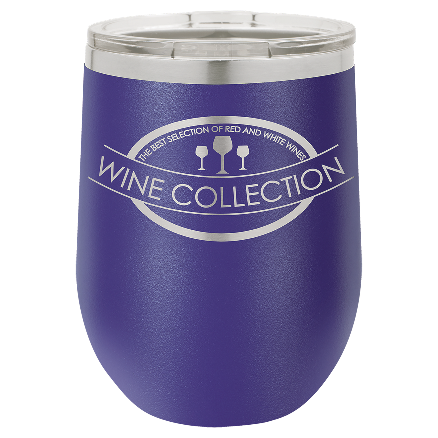 12 oz. Vacuum Insulated Stemless Wine Tumbler with Lid