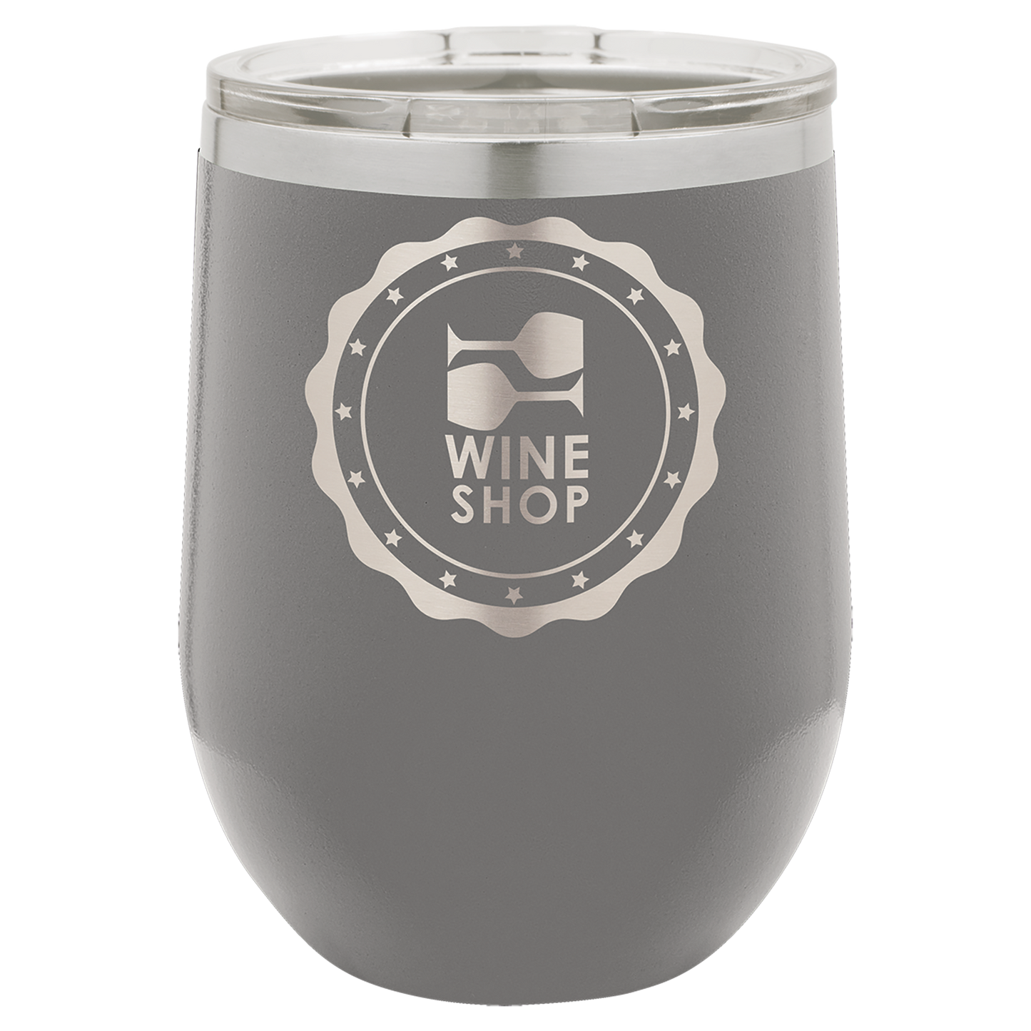 12 oz. Vacuum Insulated Stemless Wine Tumbler with Lid