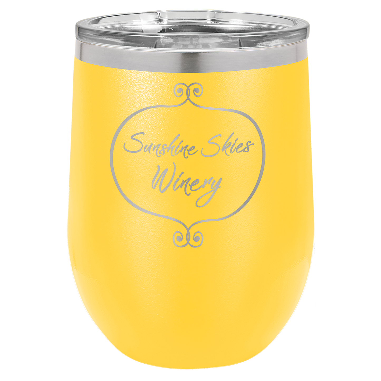 12 oz. Vacuum Insulated Stemless Wine Tumbler with Lid