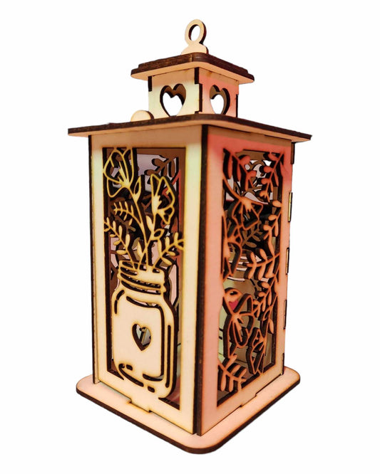 Mason Jar Plant - Tealight Lantern