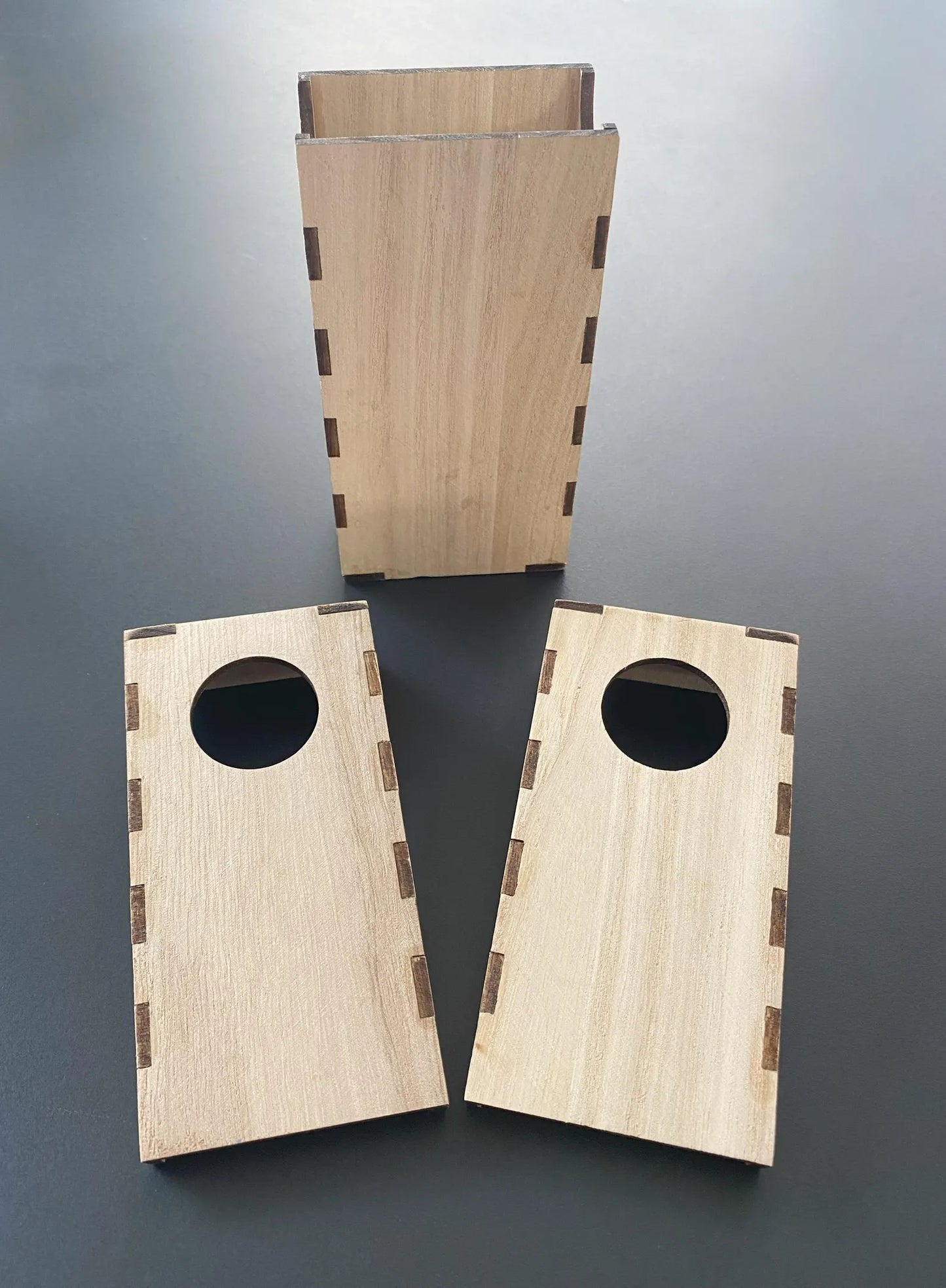 Mini Cornhole Bottle Cap Game Set – Laser-Cut Wooden