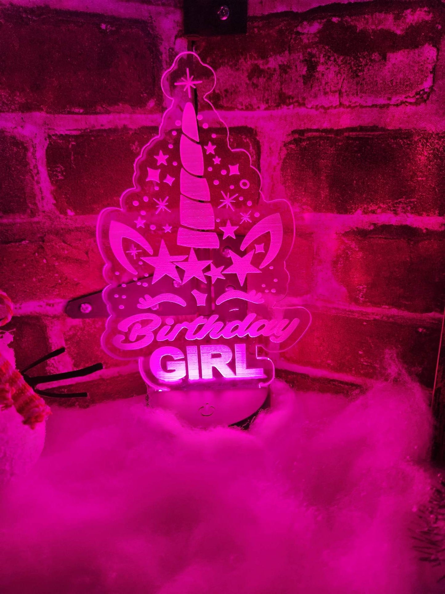 Unicorn Birthday Girl Light