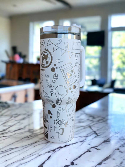 40oz Tumbler - Back to School - Teacher Cup