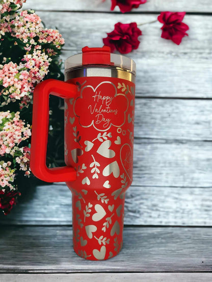 40oz  Tumbler - Valentines Poem Wrap