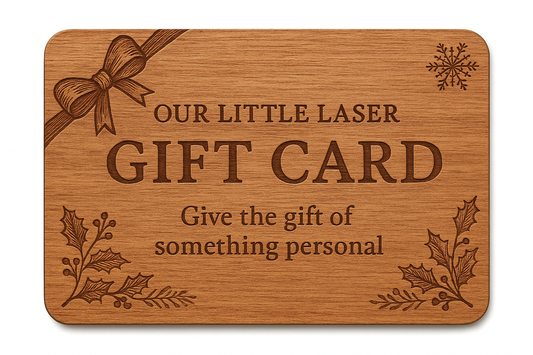 Our Little Laser gift card
