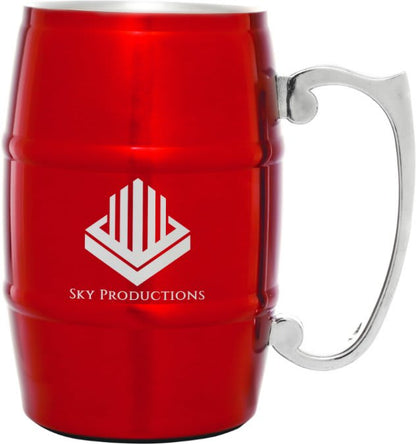 17oz Steel Barrel Mug with Handle