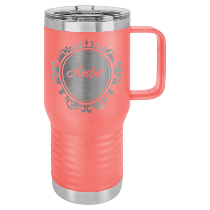 20 oz. Vacuum Insulated Travel Mug with Slider Lid